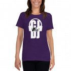 Purple-Unisex T-Shirt with Tear Away Label
