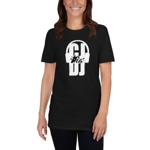 Black-Unisex T-Shirt with Tear Away Label